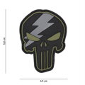 Punisher Thunder PVC patch - verde