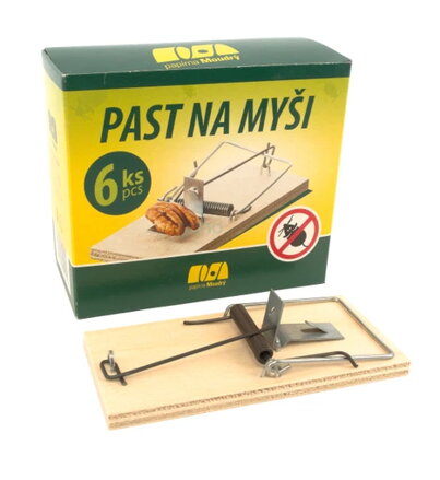 Capcană pentru șoareci placaj 6pcs