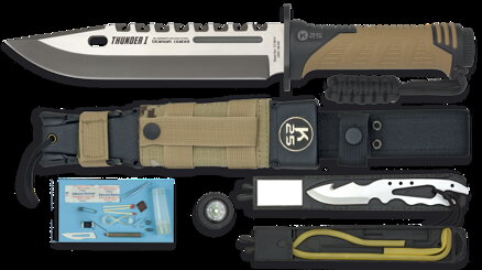 Cuțit tactic - pumnal cu teacă RUI-K25 THUNDER I