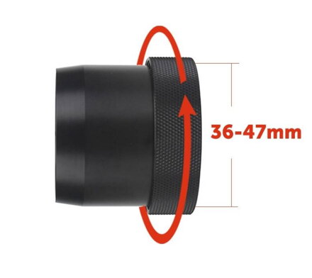 Manșon universal (adaptor) pentru PARD NV007S (de la 36 la 47 mm)