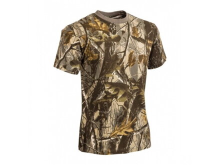 Tricou camuflaj "M-Tramp" cu mânecă scurtă - maro lemn de esență tare