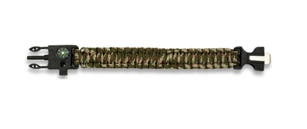 Náramok paracord survival BARBARIC MA 33878-CP - camo