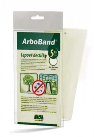 Plăcuțe adezive albe ArboBand 5 buc. pentru protecția florilor, copacilor Plăcuțe adezive albe ArboBand 5 buc. pentru protecția florilor, copacilor