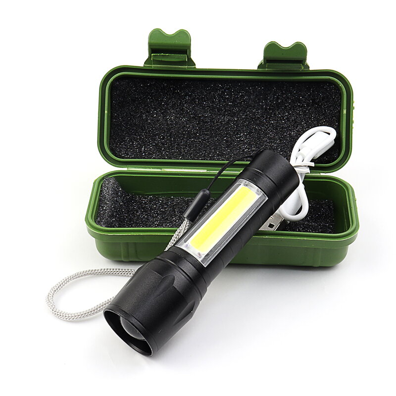Mini lanternă cu LED-uri USB Roy - reîncărcabilă