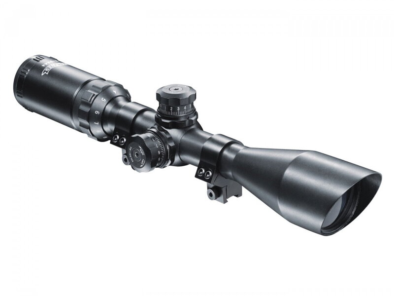 luneta Walther 3-9x44 cu montură (11mm)