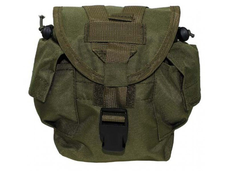Geantă de câmp MOLLE pentru sticle MFH 30621B - olive