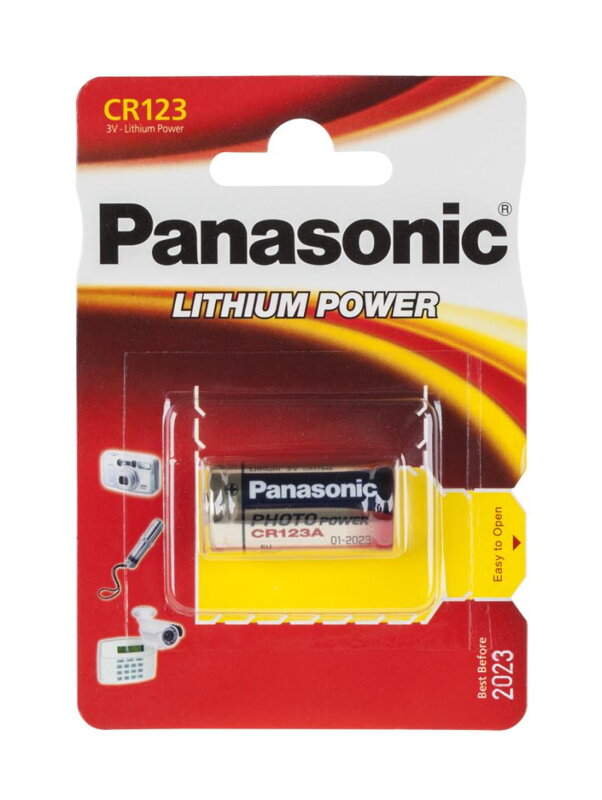 PANASONIC CR123 batéria 1ks
